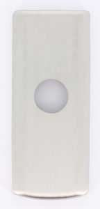 COVER HBB OTIS CHROME BRUSHED,1HOLE DIA36