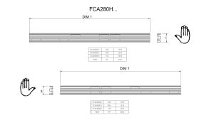 THRESHOLD PRIMA RIGHT HAND Lateral Opening (EN81-58) OP700