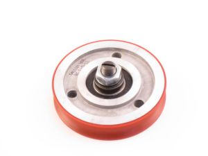 ROLLER - 3 1/4 INCH DIA INCLUDING AXLE STUD & HARDWARE