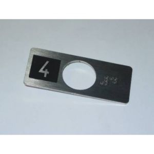CHICKLET STAINLESS STEEL (VR) WITH BRAILLE 4