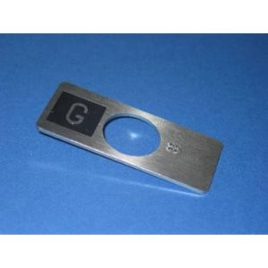 CHICKLET STAINLESS STEEL (VR) WITH BRAILLE G