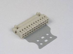 CONNECTOR - WAGO, HEADER, 12WAY, WITH CABLE TIE BRACKET