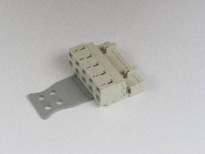 CONNECTOR - WAGO, HEADER,  5WAY, WITH CABLE TIE BRACKET