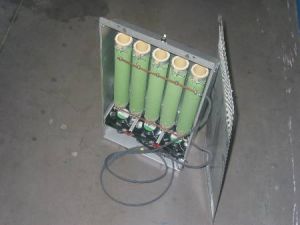 RESISTOR - DRIVE & BREAK RESISTOR BOX COMPLETE, 5.6KW, FOR 32KW MOTOR