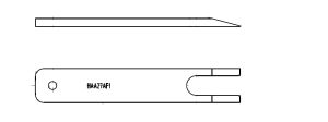 ESCALATOR STEP PIN LIFTER (REMOVAL TOOL)