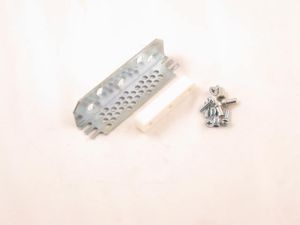 SHOE - DOOR GUIDE, NYLUBE, WHITE, DW-3 (1/2 INCH W)