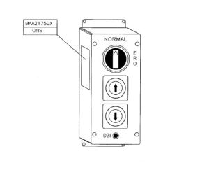 INSPECTION BOX (ERO) WITHOUT CABLE, FOR VF-MRL MODULE