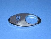 CHICKLET - FOR GEN 2, OVAL, CHROME MIRROR, W/BRAILLE (MRK 9 ON L/H)