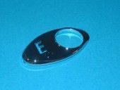CHICKLET - FOR GEN 2, OVAL, CHROME MIRROR, W/BRAILLE (MRK E ON L/H)
