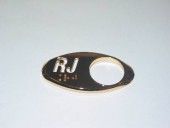 CHICKLET - FOR GEN 2, OVAL, MIRROR GOLD, W/BRAILLE (MRK RJ ON L/H)