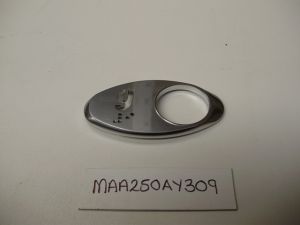 CHICKLET - FOR GEN 2, OVAL, CHROME SATIN, WITH BRAILLE (MRK 9 ON L/H)