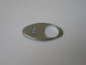 CHICKLET - FOR GEN 2, OVAL, CHROME SATIN, WITH BRAILLE (MRK E ON L/H)