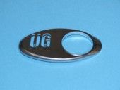 CHICKLET - FOR GEN 2, OVAL, SATIN CHROME, W/O BRAILLE (MRK UG)*SPECIAL