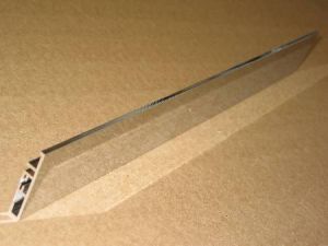 KIT PLATE - FOR CAR ASSEMBLY CZ-CW & CS-CL MRL, CHROME FINISH, 1390MM LONG
