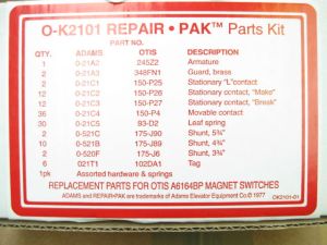 CONTACTOR REPAIR PACK FOR A-6164BP SWITCHES