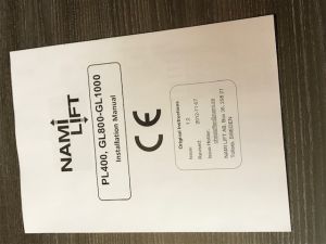 PL400 GL 800-1000 INSTALLATION MANUAL