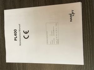 PL400 MAINTENANCE MANUAL