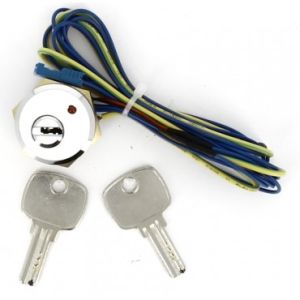 KEYSWITCH KEY AB1 RED LED, SPRING RETURN