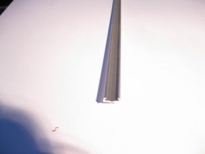 ASTRAGAL HOLDER (2210mm) ALUMINIUM FOR RUBBER X63571